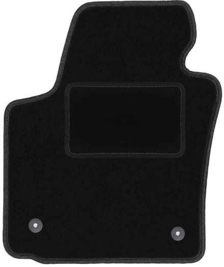 Bestuurdersmat zwart voor: Seat Leon II hatchback (2005-2012)