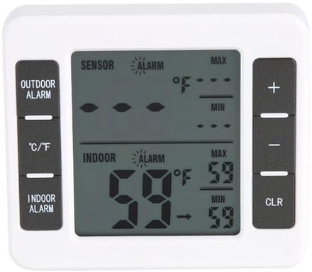 Allecto - Koelkastthermometer - Draadloze temperatuursensoren