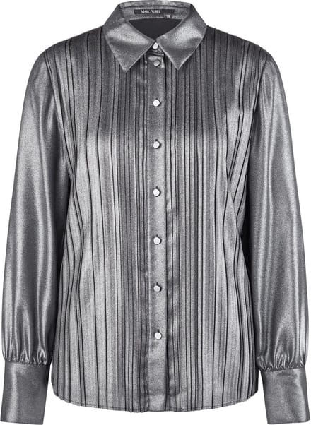 Marc Aurel - metalic plisse blouse - maat 36