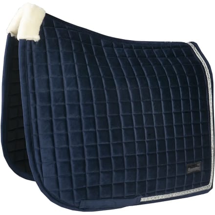 Horka - Zadeldek Equestrian Pro Velvet - Blauw - Pony DR
