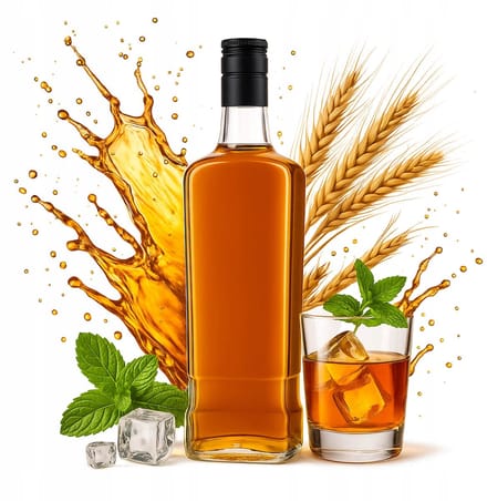 Bimberek JACK WALKER - Glazen Fles - 700ml - Inclusief Dop - Alcoholopslag