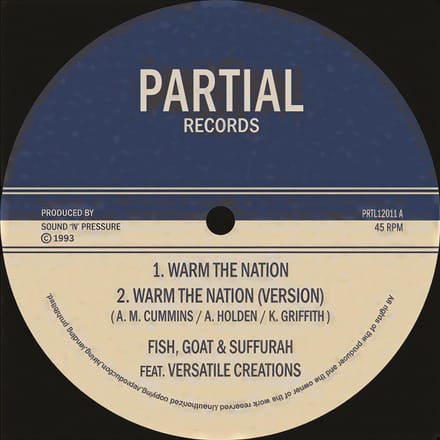 Fish + Goat And Suffurah Feat. Versatile Creations - Warm The Nation (12" Single)