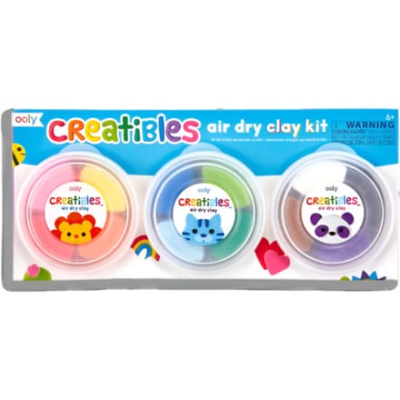 Ooly - Creatibles - Mini air dry clay kit - 12 Kleuren