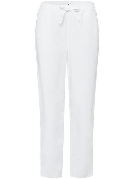 Enkellange broek Van Peter Hahn wit