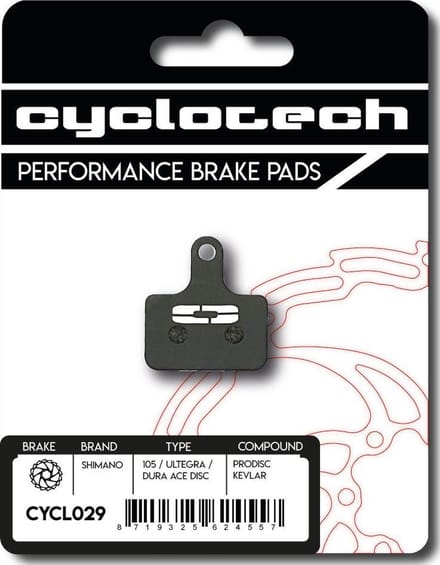 Cyclotech Components Prodisc Kevlar Remblokken - Tektro Road HD-R510 HD-R310