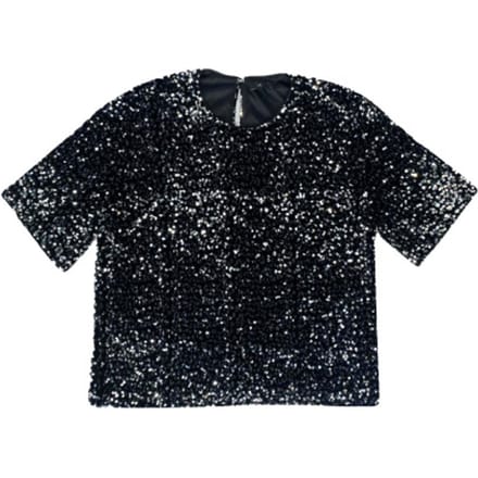 WithBlack Wblidun 12 sleeve sequin top 00001172