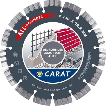 Carat ALL-ROUNDER MASTER Diamantschijf 125x22,23mm - CEB1253010