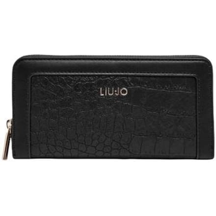 Liu Jo Ecs XL Zip Around portemonnee zwart, ST