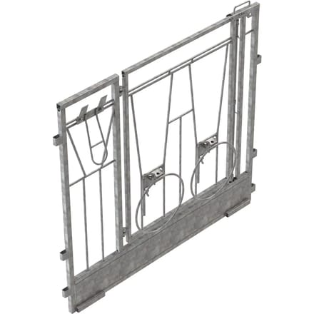 Voorelement met modulaire kuitkastdeur Kerbl