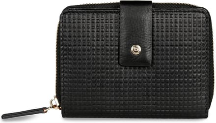 bugatti portemonnee Noemi Lady Zip Around Wallet Black zwart