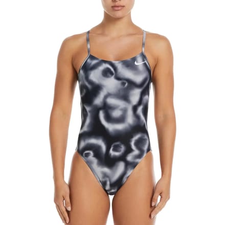 Dames zwempak uit 1 stuk Nike Hydrastrong Digi Haze