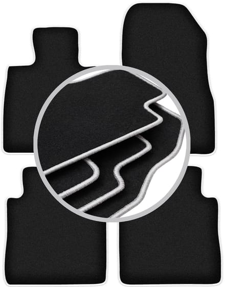 CARLUX-SILVER automatten voor: Nissan Note II hatchback (2012-)