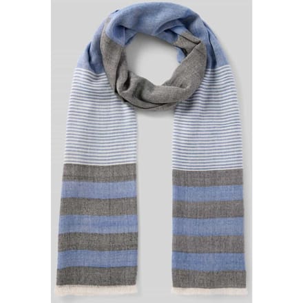 Sjaal van viscose met franjes