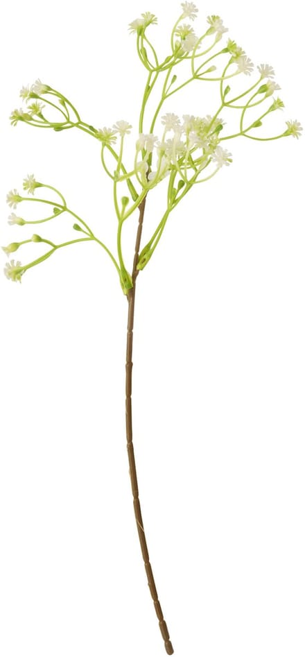 J-Line gypsophila - kunststof - wit - 6 stuks
