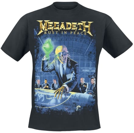 Megadeth T-shirt - Rust in Peace - S tot 5XL - voor Mannen - zwart