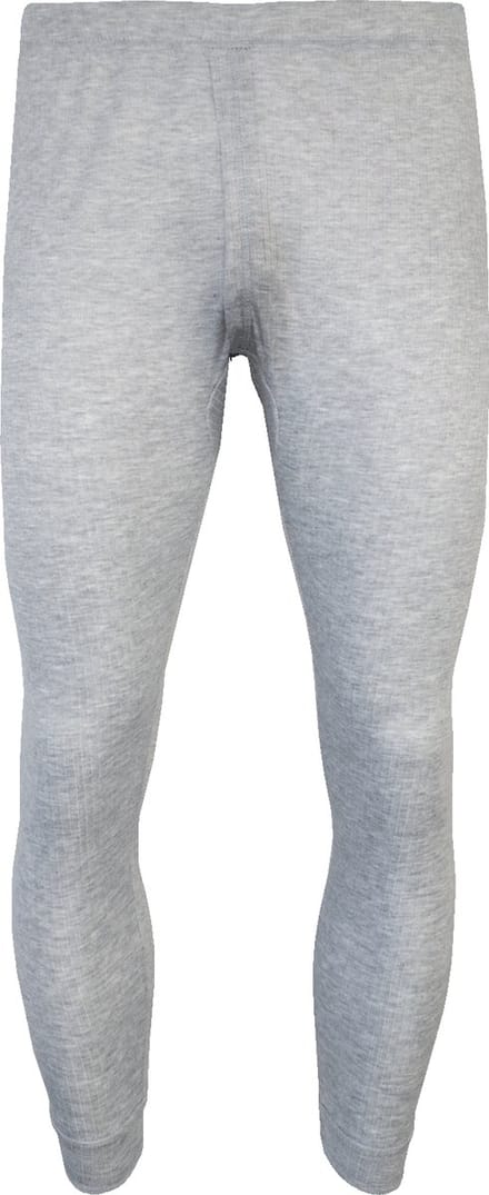 Heren thermobroek onderbroek kleur grijs maat XXL