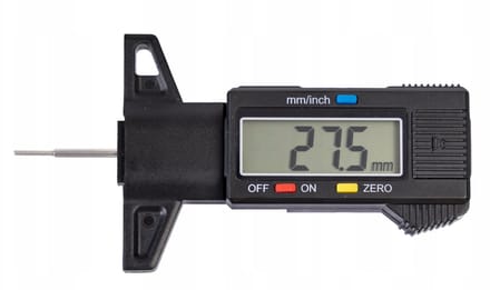digitale bandenprofielmeter - 0 tot 28 mm - banden profieldieptemeter - profiel dikte meter