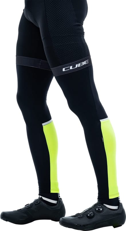CUBE Beenwarmers Fiets SAFETY NEON YELLOW XS/S
