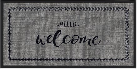 MD Entree - Deurmat - Schoonloopmat - Emotion XS - Hello Welcome - 40 x 80 cm