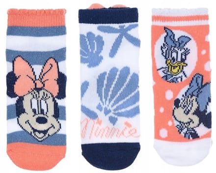 Disney Minnie Shell Peach babysokken 0/6 maanden