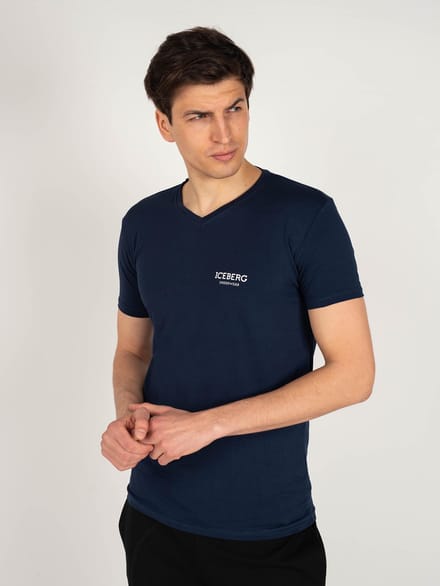 Iceberg T-shirt Mannen blauw