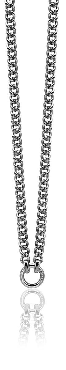 Zinzi - Zilveren Gourmet Collier - 7 mm - 45 cm (ZIC344)