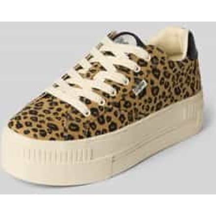Sneakers met all-over dierenprint