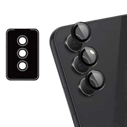 imoshion Camera Lens Protector - Geschikt voor Samsung Galaxy A55 (5G) - 2 Pack - Zwart