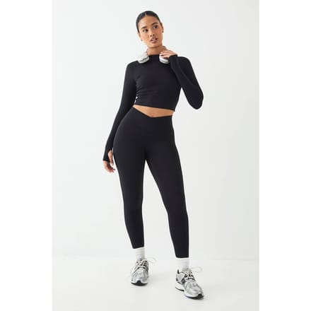 Dames DSGN Studio Highwaist Ultra Sculpt Wrap Waist Legging | Black | Maat: Small