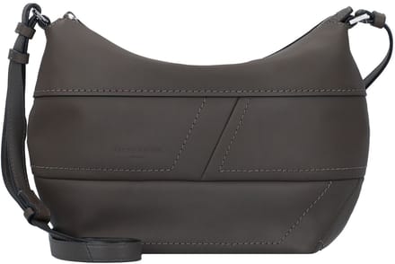 LIEBESKIND BERLIN Schoudertas Edda Calf Optic Hobo Bag Dark Grigio Donkerbruin