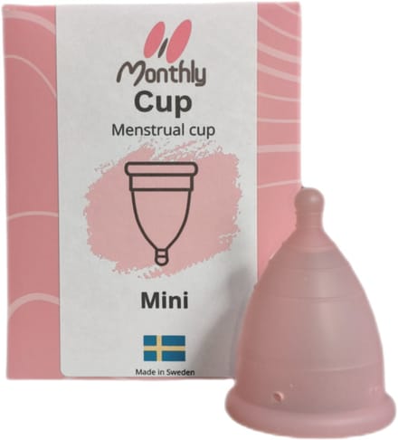 MonthlyCup menstruatiecup van medische siliconen - mini - S - roze