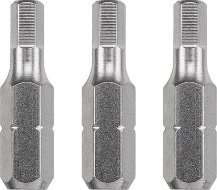 KWB 3 Bits Zeskant 25mm 4,0mm