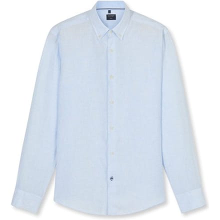 OLYMP Casual Overhemd, Regular Fit, Button-down, Lichtblauw