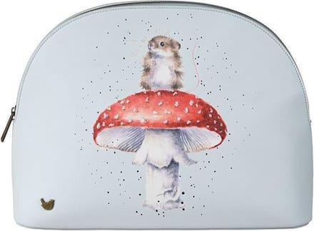 Wrendale - Toilettas - Mouse Fun-gi/Muis op Paddenstoel