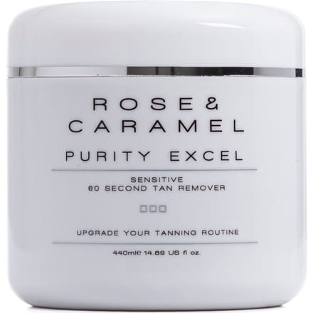 Rose & Caramel Purity Excel Sensitive 60 Second Self Tan Remover 440ml