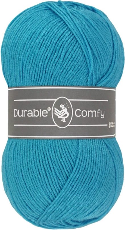Durable Comfy - 373 Cyan Blue - Acrylgaren met Verfijnde Microvezel