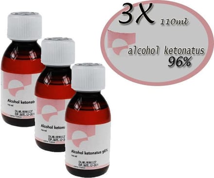 BT's Alchohol Ketonatus 96%- 3X 120ML