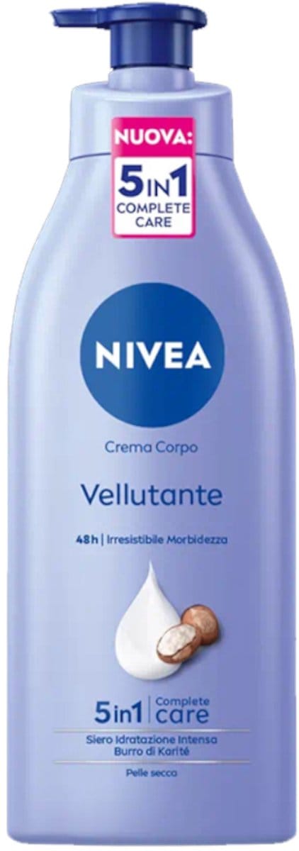 Nivea body milk 500 ml Silky shea butter dry skin 5 in 1