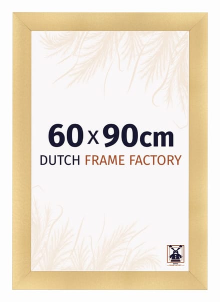 Fotolijst 60x90 cm - MDF - Goud Mat - Praag