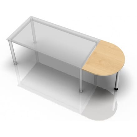 QA60 - Aanschuiftafel 60x80 Esdoorn