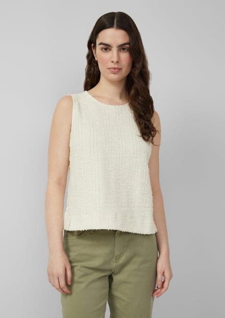 Sweatshirt casual met gestructureerde pasvorm voor dames s.Oliver
