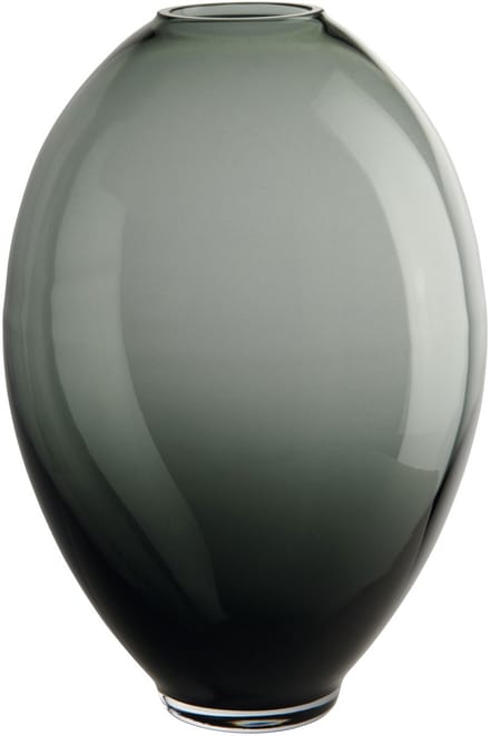 ASA Selection Vaas Mara Grey, decoratieve vaas, decoratieve vaas, glas, glanzend grijs, 25 cm, 94003290