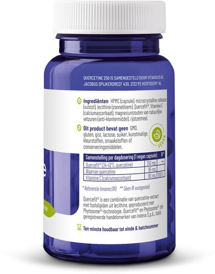 Vitakruid - Quercetine 250 - 2 x 60 vegancapsules - Voordeelverpakking