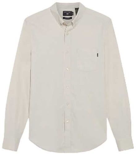 Dockers Oxford Slim Overhemd Met Lange Mouwen Beige L Man