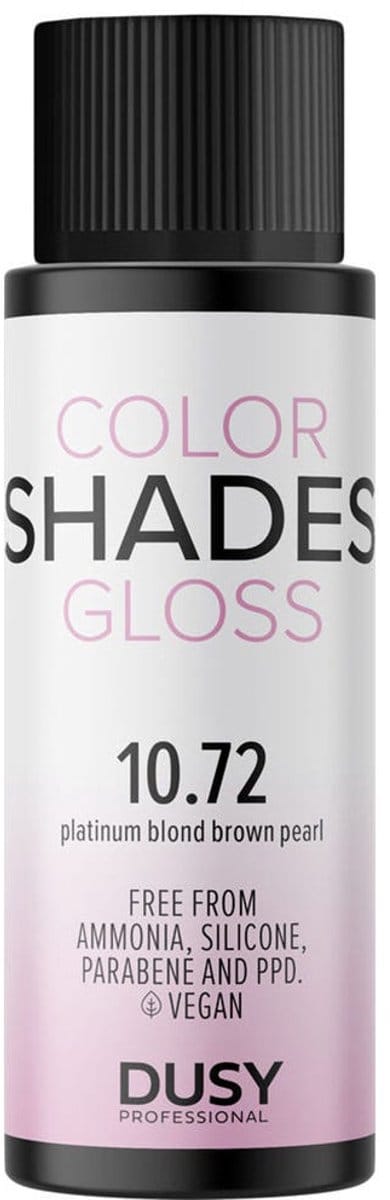 dusy professional Color Shades 10.72 Platinum Blonde Brown Pearl 60 ml