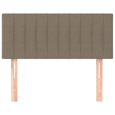 vidaXL - Hoofdbord - 80x5x78/88 - cm - stof - taupe
