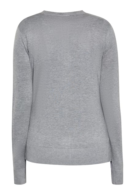 RISA Vest Dames grijs melange