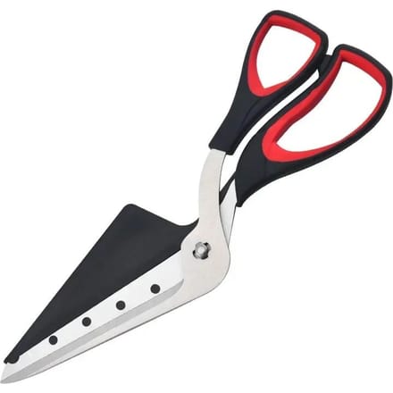 Ciseaux à pizza professionnels, lame tranchante et détachable en acier inoxydable, ciseaux coupe-pizza, spatule à pizza facile à couper, outils de coupe