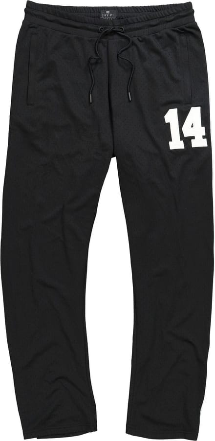 JAY-PI - Heren - Mesh-joggingbroek fitness Basic Fit - Zwart - Maat 3XL