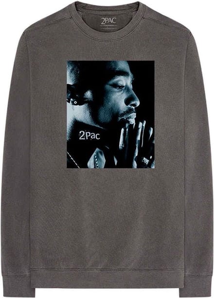 Tupac - Changes Side Photo Longsleeve shirt - XL - Grijs